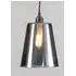Medium Tapered Pendant Light - Brass, Glass
