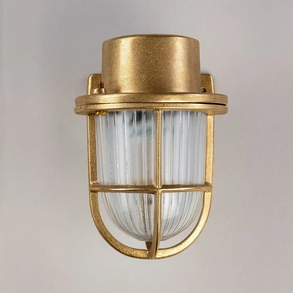 Mini Yacht Wall Light - Antique Brass, Brass