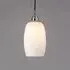 Opal Pendant Light 4m Cord - Black, Glass