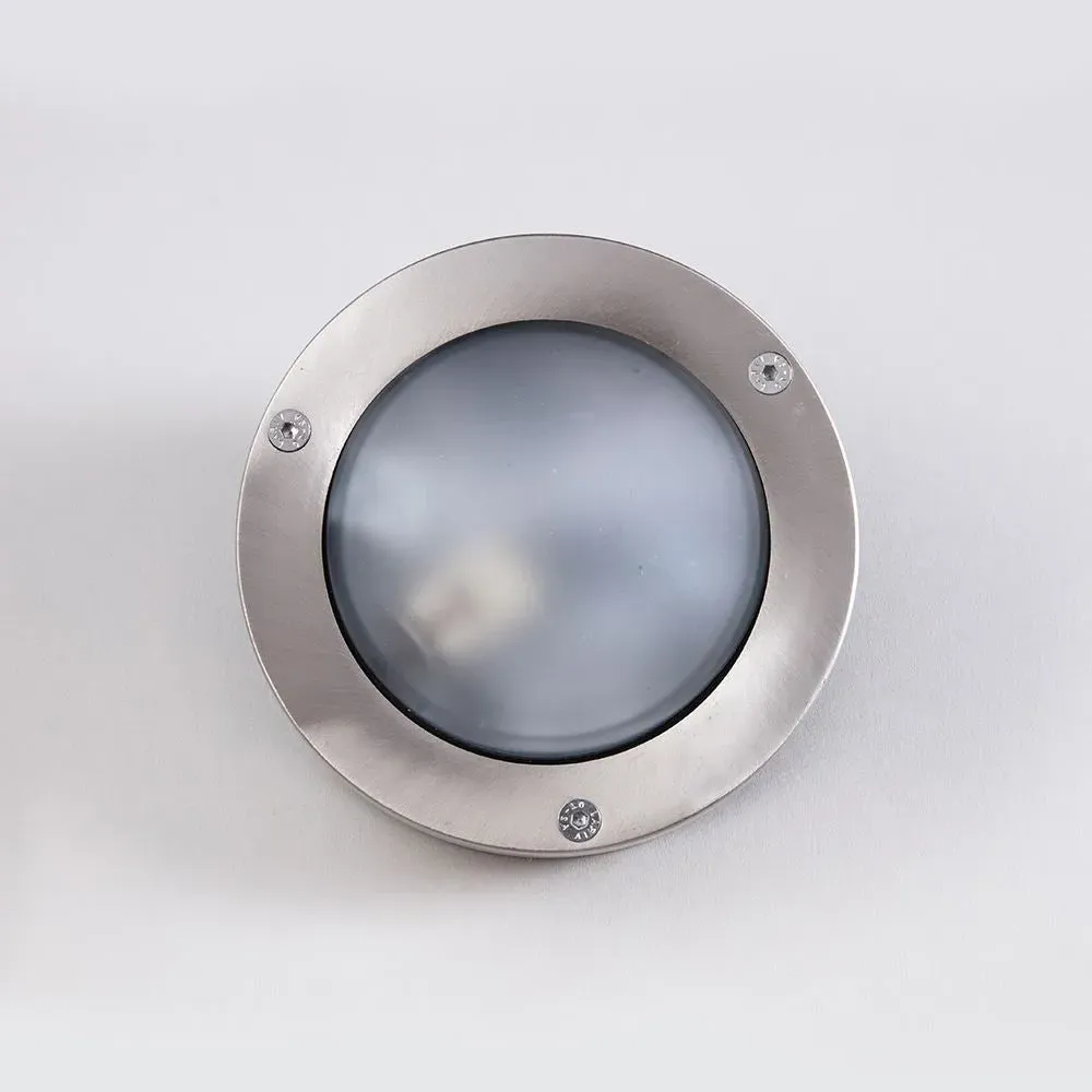 Round Path Light - Brass, Solid Brass