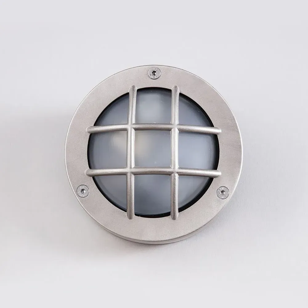 Round Path Light - Brass, Solid Brass