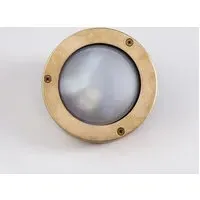 Round Path Light - Brass, Solid Brass