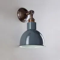 Short Arm Wall Light - Antique Brass, Metal