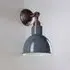 Short Arm Wall Light - Antique Brass, Metal
