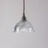Small Dome Pendant Light - Antique Brass, Glass