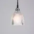 Small Elongated Prismatic Pendant Light IP44 - Polished Chrome