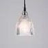 Small Elongated Prismatic Pendant Light IP44 - Polished Nickel