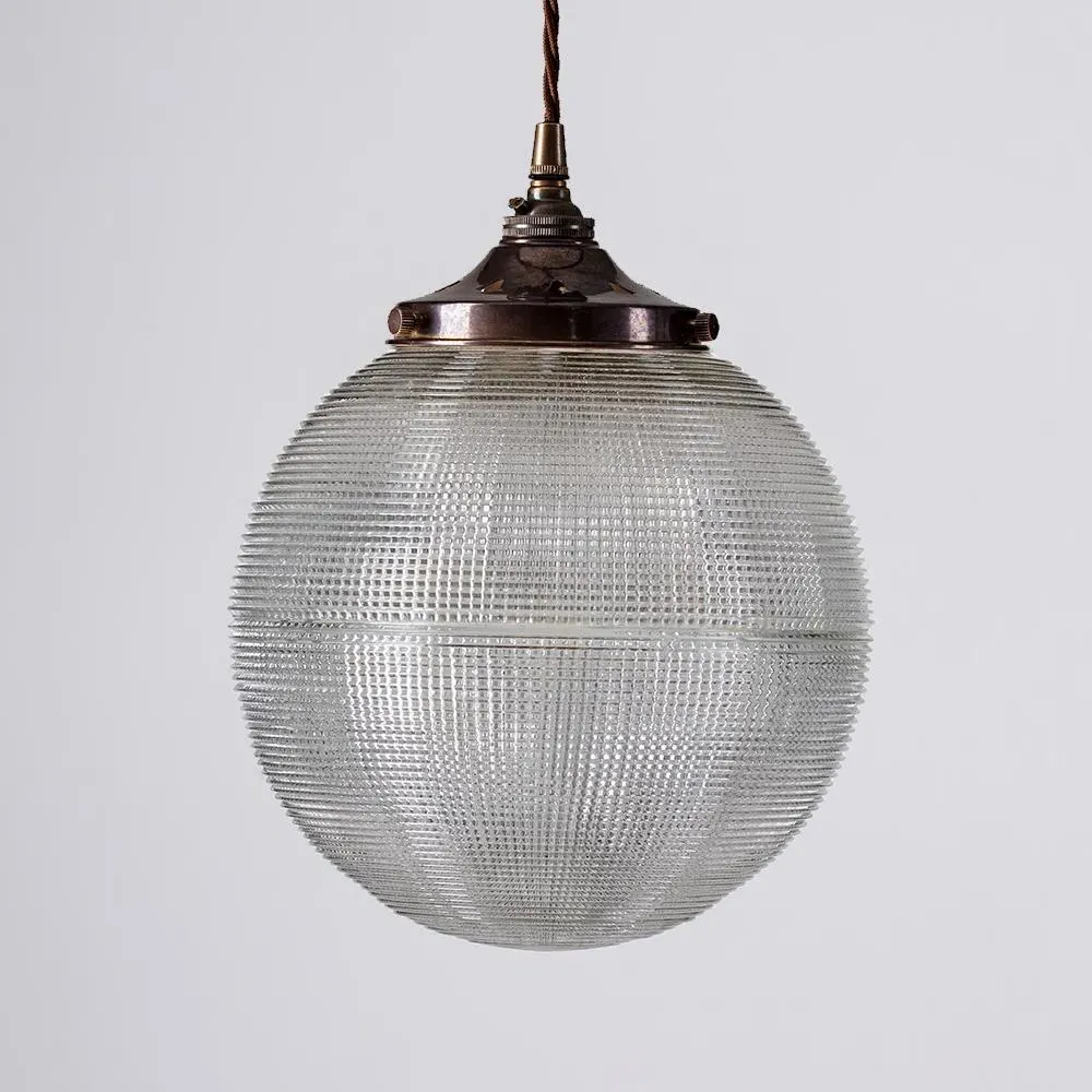 Small Globe Pendant Light - Polished Nickel