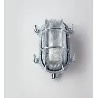 Small Oval Bulkhead Light - Chrome, Brass