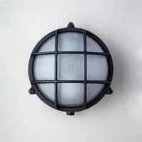 Small Round Bulkhead Light - Bronze, Brass