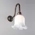 Tulip Wall Light - Antique Brass, Opal Glass
