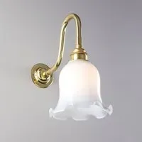 Tulip Wall Light - Chrome, Opal Glass