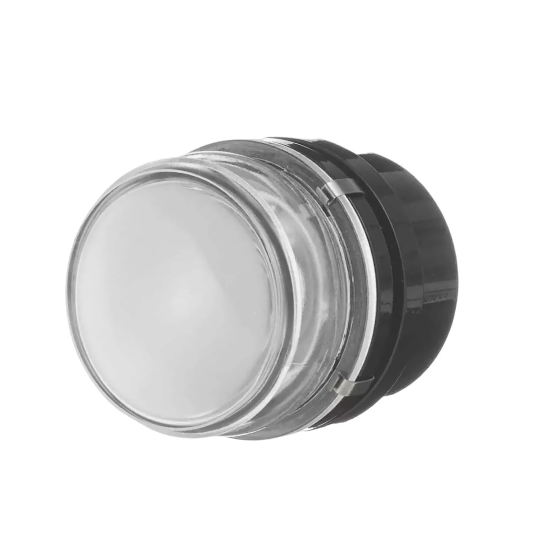 Outdoor LED Light with Fresnel Lens - White, Metal