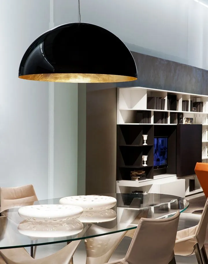 Sonora Pendant Light - Black with Gold