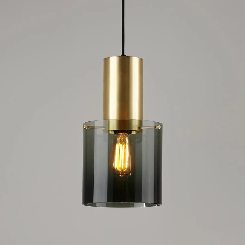20cm Pendant Light - Copper, Glass