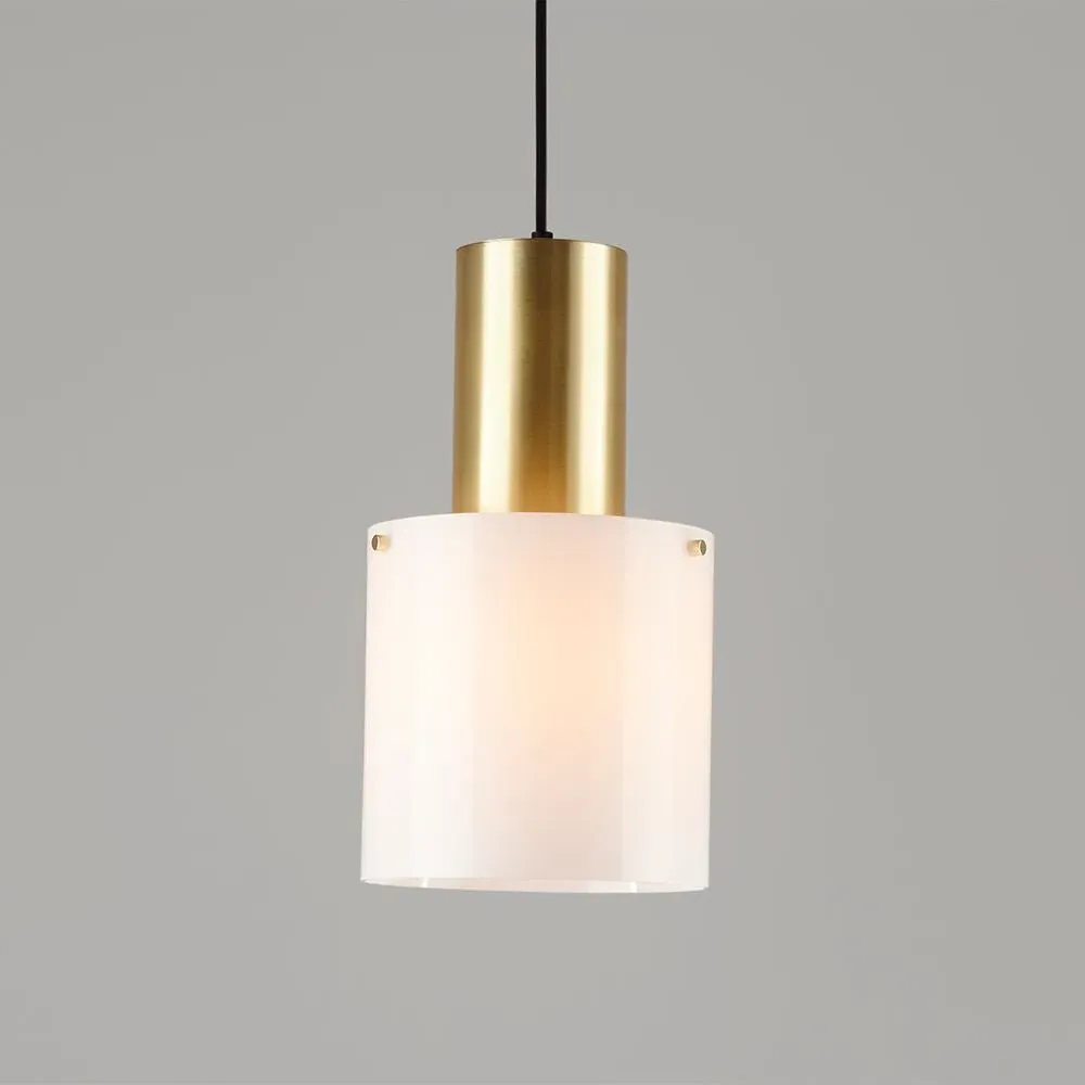 20cm Pendant Light - Copper, Glass