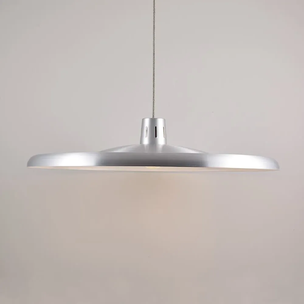 700mm Pendant Light Industrial - Aluminium
