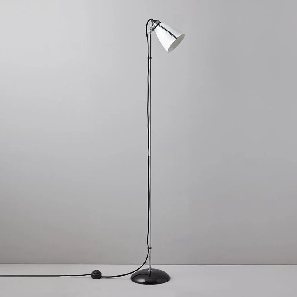 Adjustable Floor Lamp - Black & White Stripes