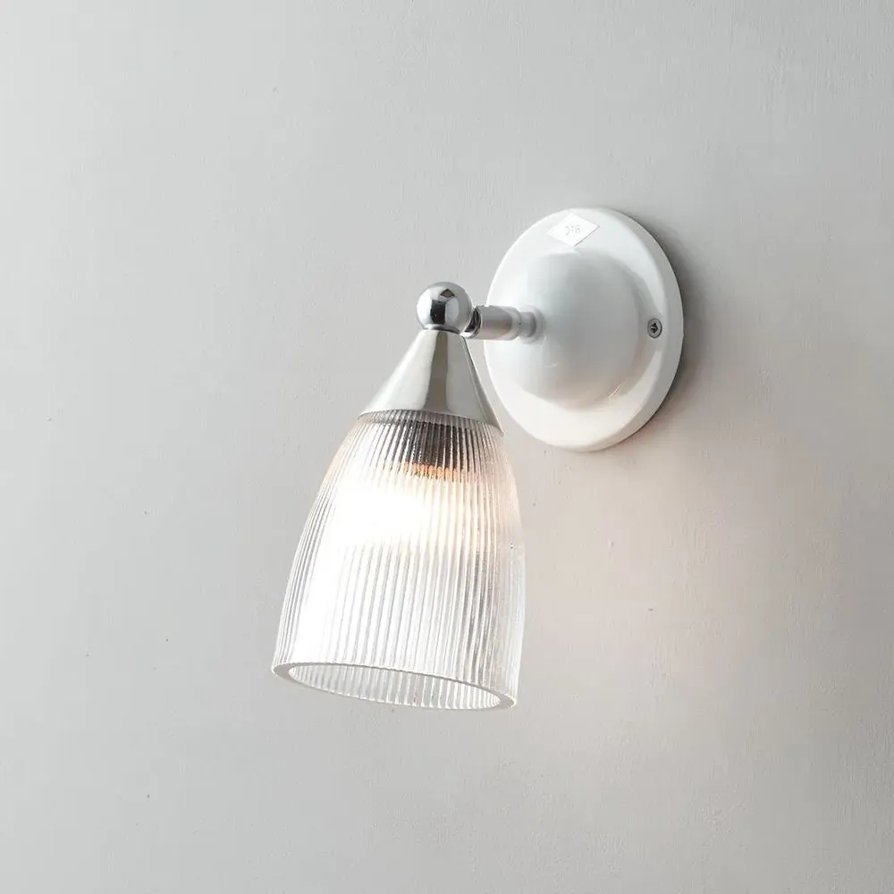 Adjustable Wall Light - Prismatic Glass image