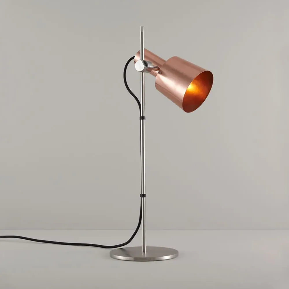 Chester Table Lamp - Satin Copper, Steel