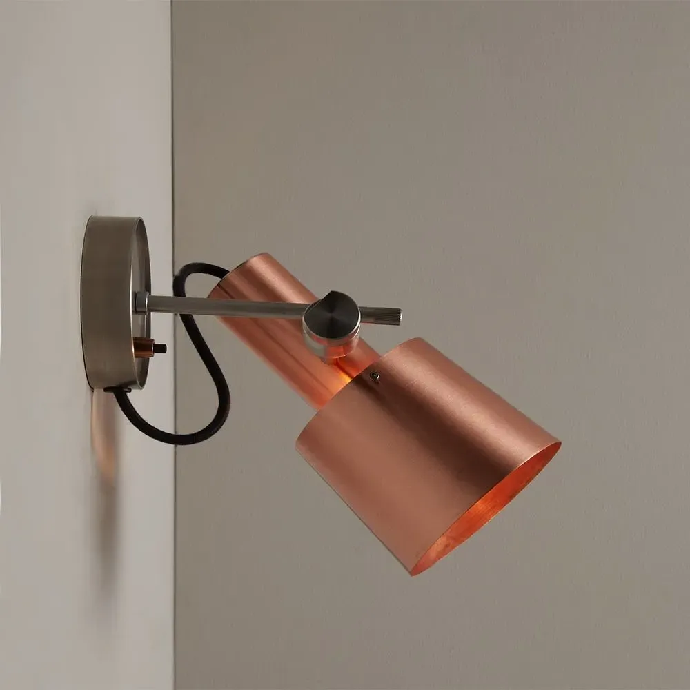 Chester Wall Light - Satin Brass, Steel