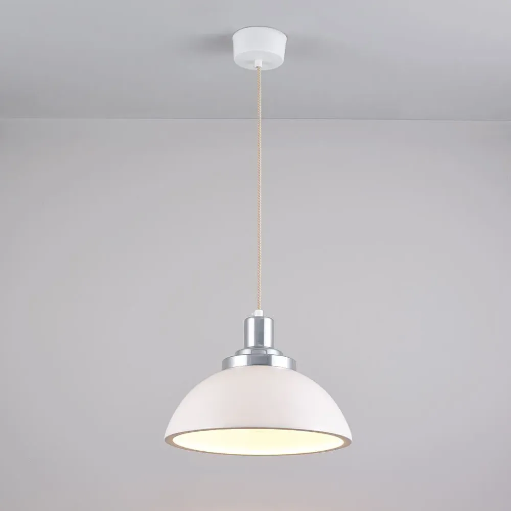Cosmo Pendant Light - Dimpled, Bone China