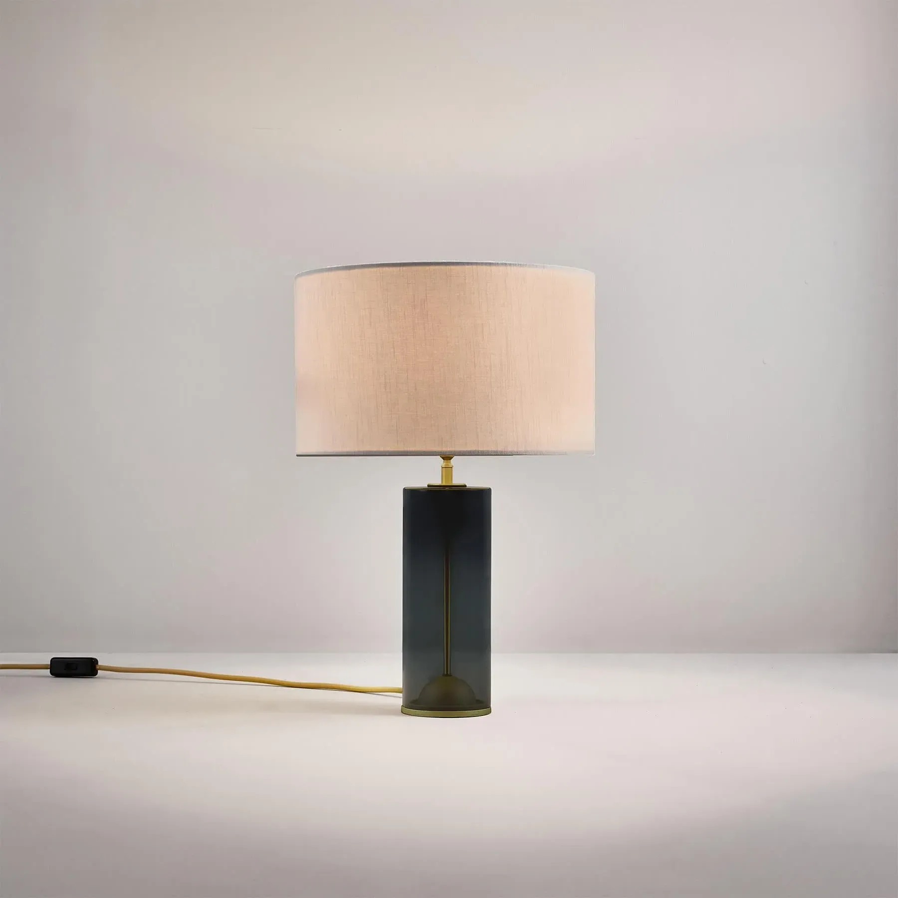 Crosby 3 Table Lamp - Anthracite, Glass