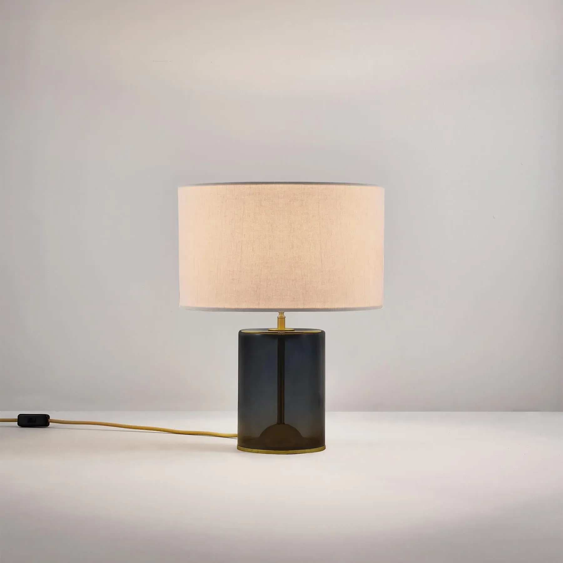 Crosby 3 Table Lamp - Anthracite, Glass