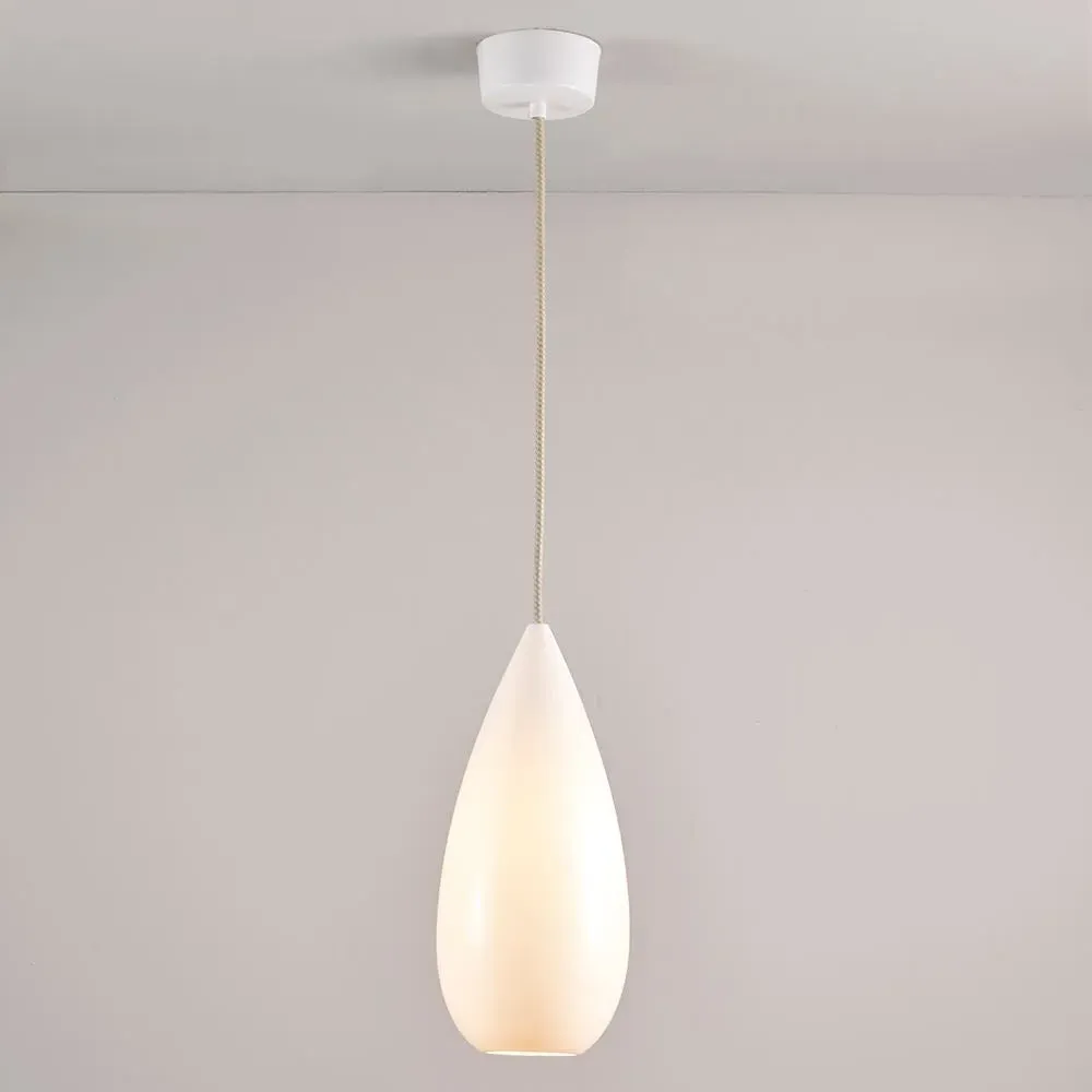 Drop Pendant Light - Bone China