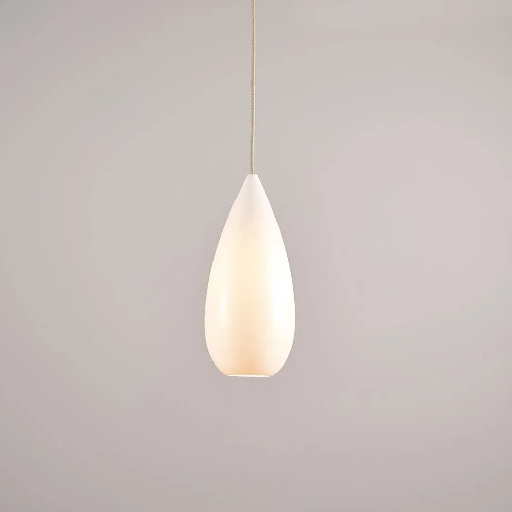 Drop Pendant Light - Bone China