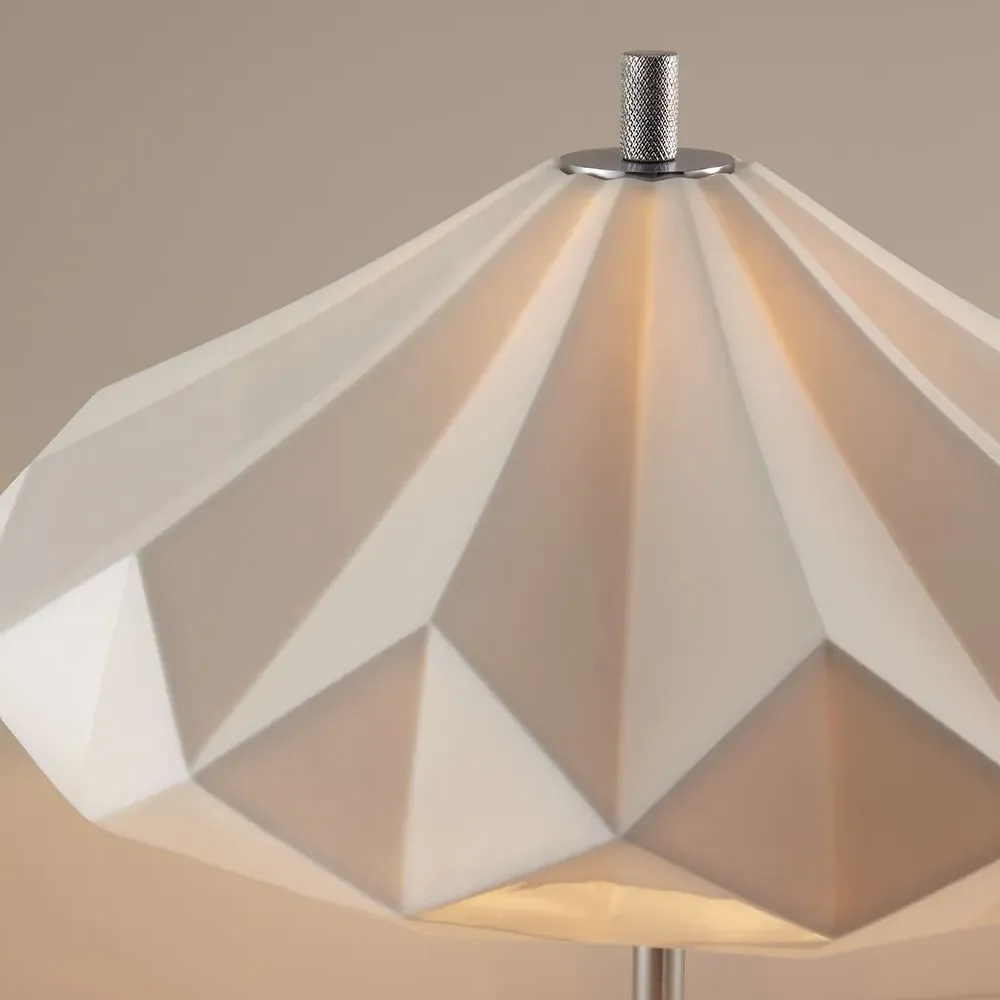 Hatton 4 Table Lamp - White, Bone China