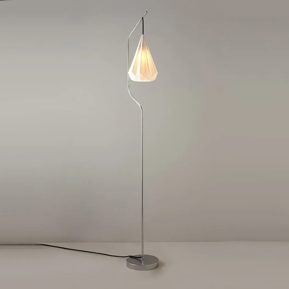 Hatton Floor Lamp - White, Bone China