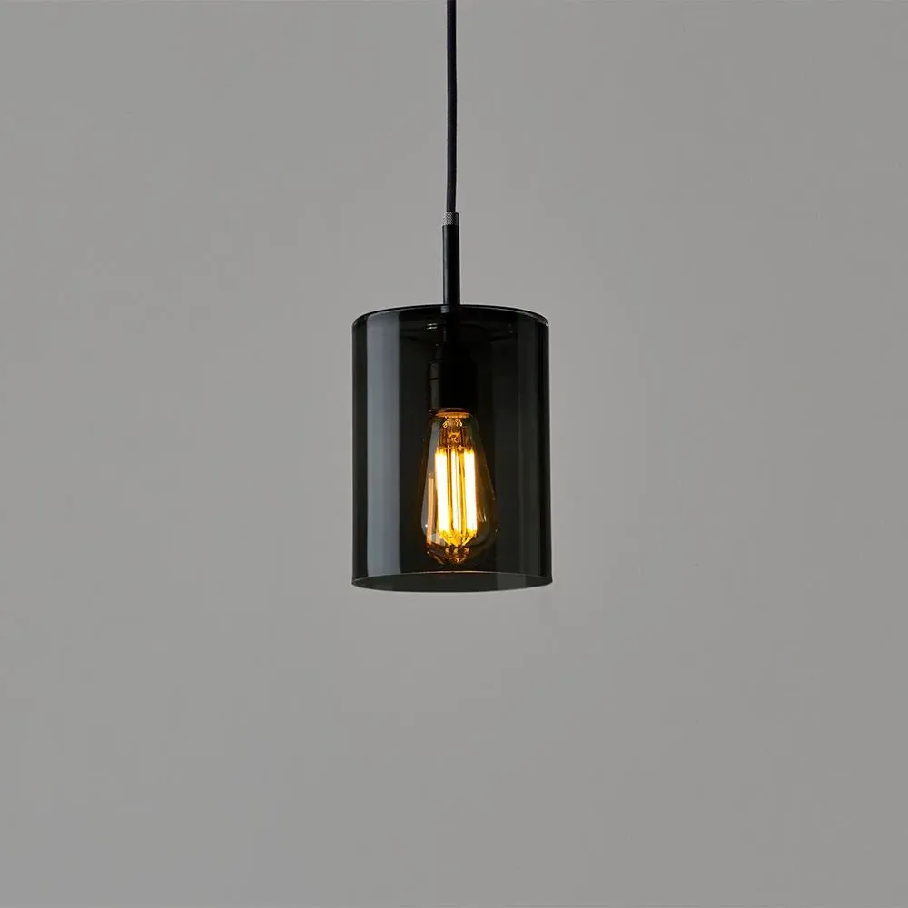 Large Pendant Light - Anthracite, Glass