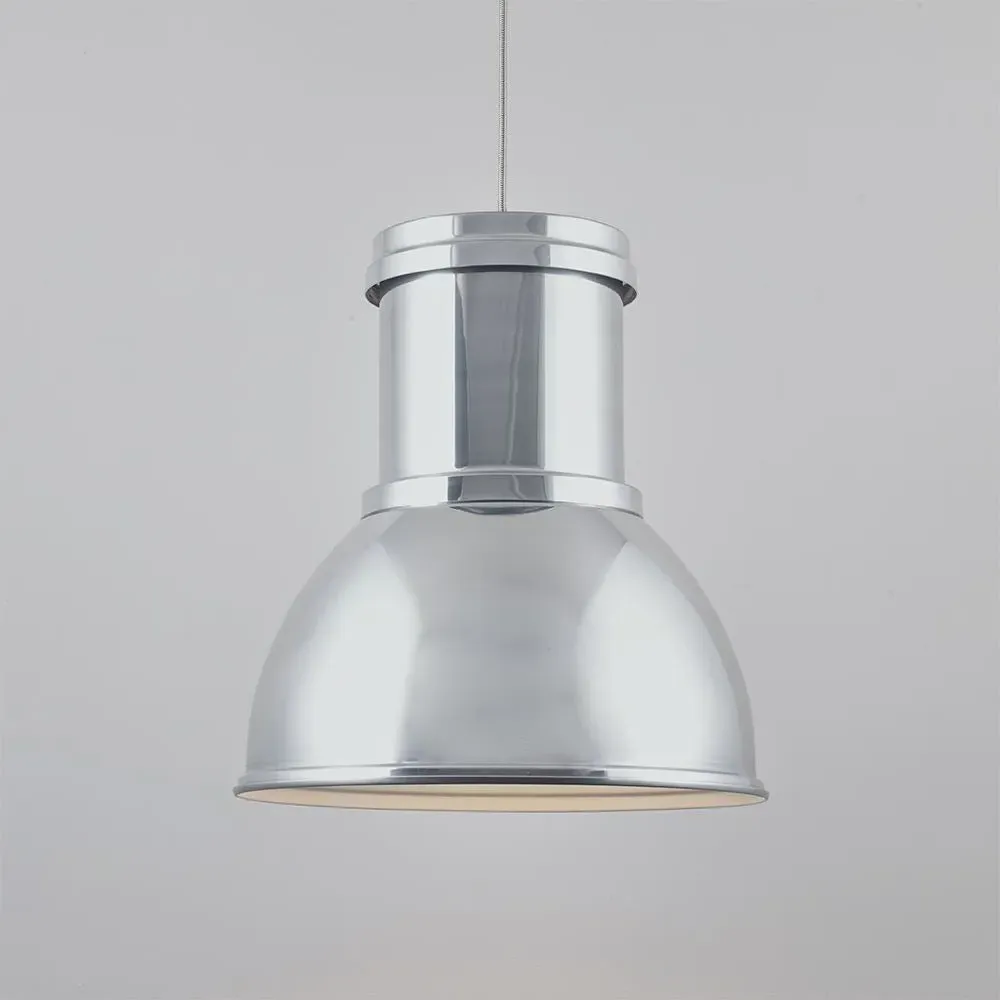 Large Pendant Light Industrial - Aluminium
