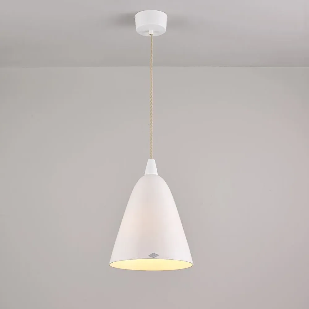 Large Pendant Light with Braided Cable