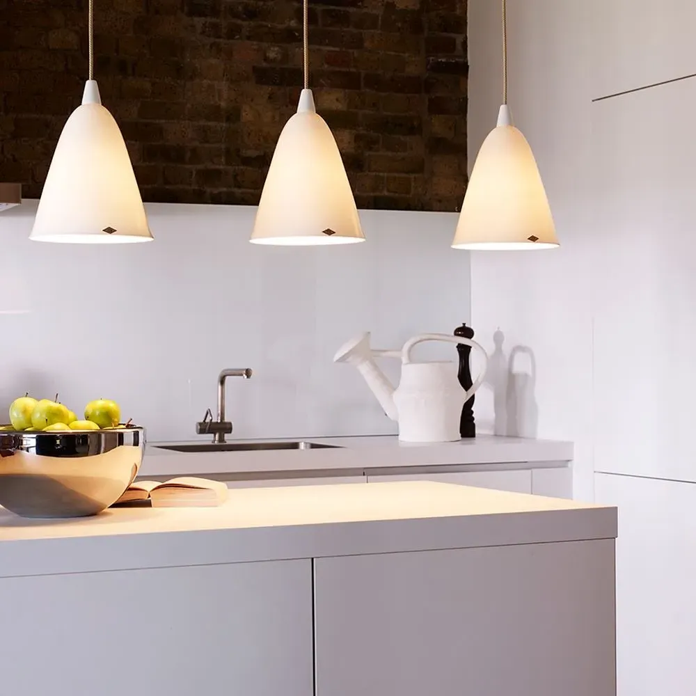 Large Pendant Light with Braided Cable