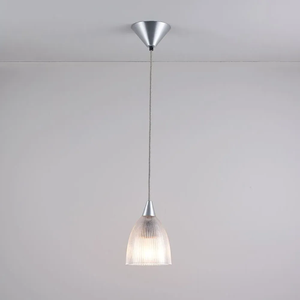 Large Prismatic Pendant Light - Glass