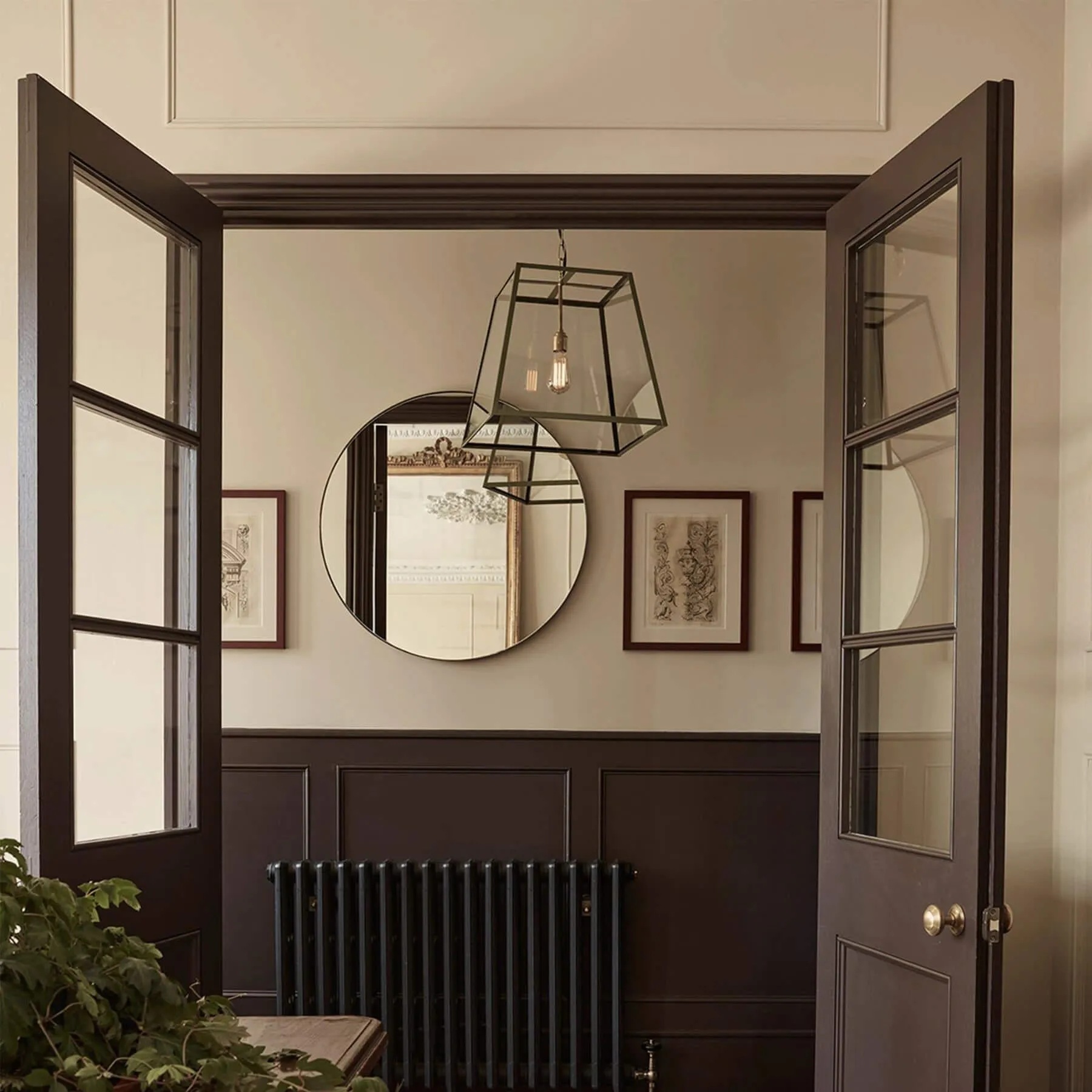 Large Quad Pendant Light - Olive