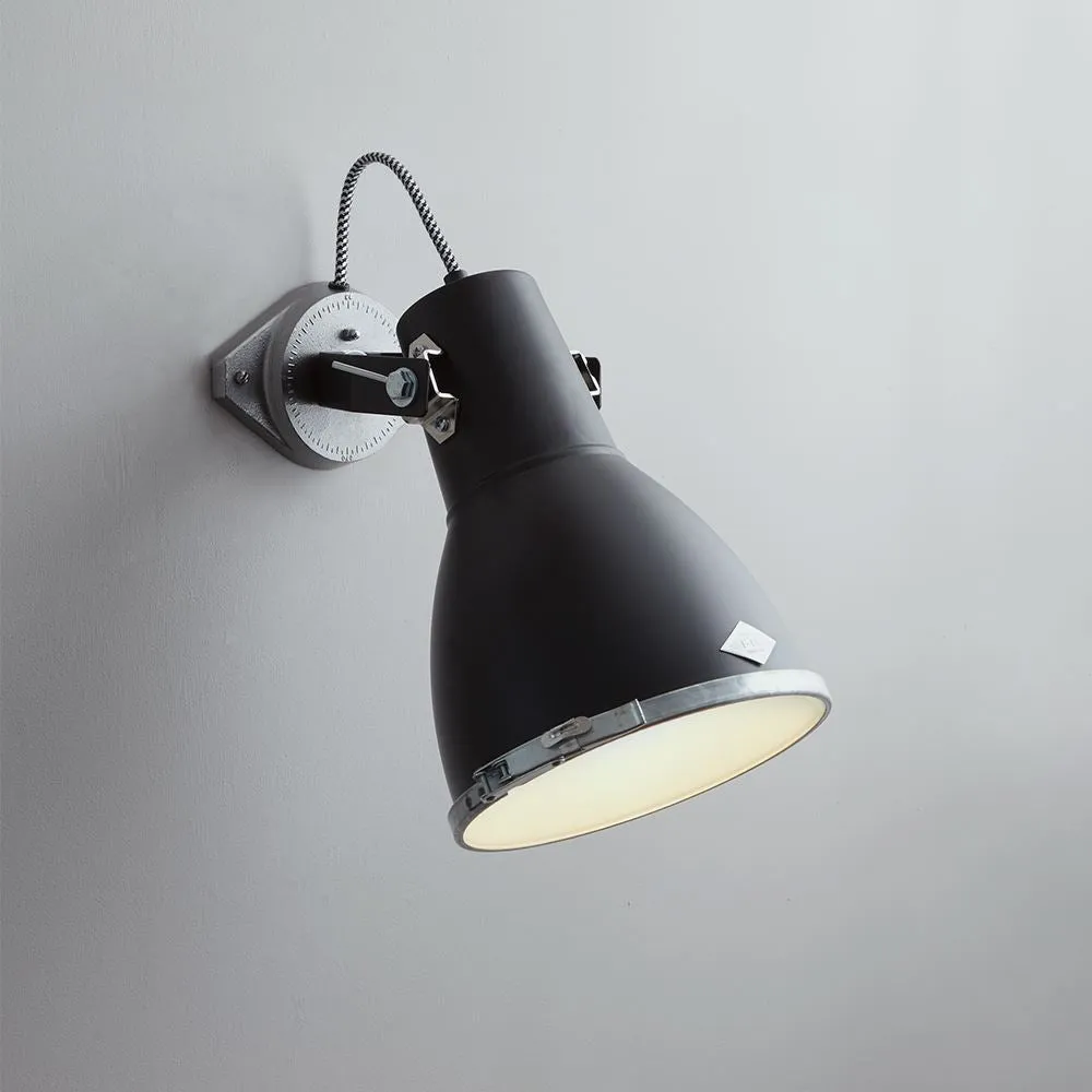 Large Stirrup Wall Light - Black, Aluminium