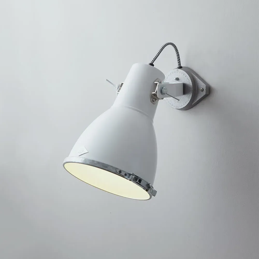 Large Stirrup Wall Light - White, Aluminium