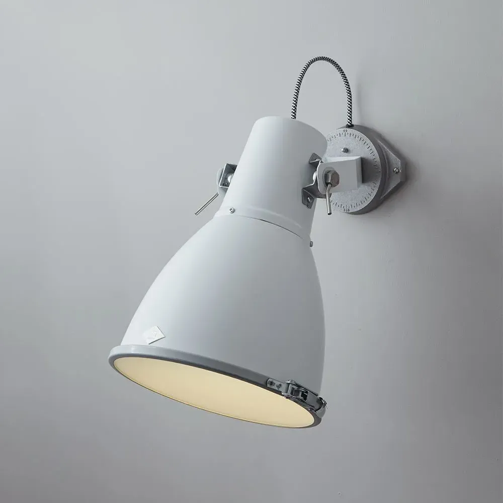 Large Stirrup Wall Light - White, Aluminium