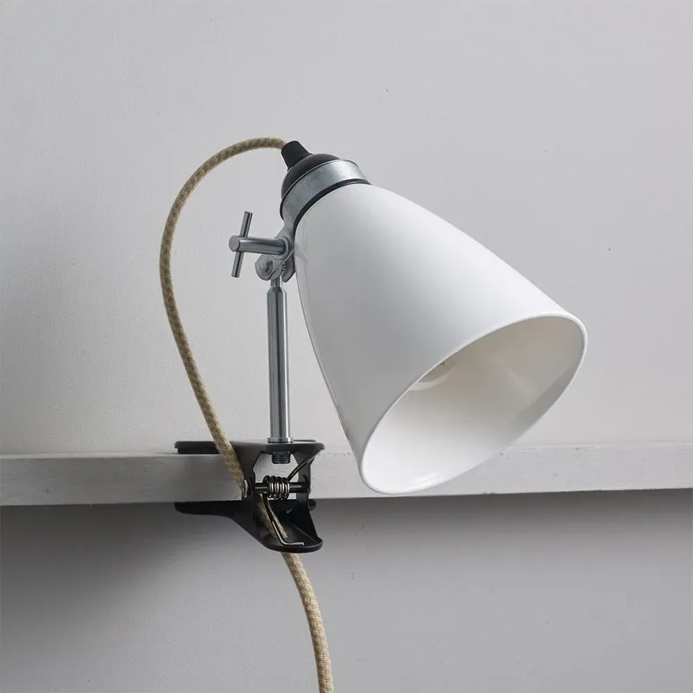 Medium Dome Clip Light - Bone China