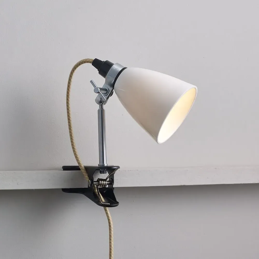 Medium Dome Clip Light - Bone China