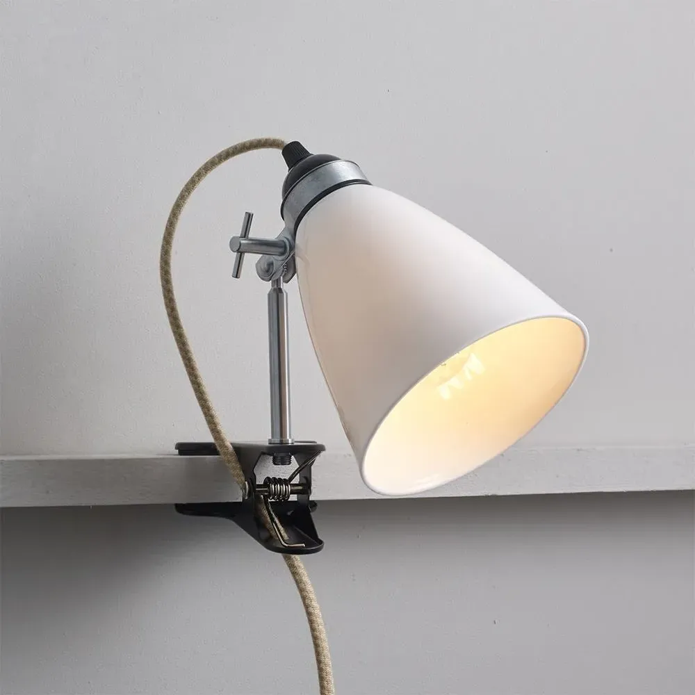 Medium Dome Clip Light - Bone China