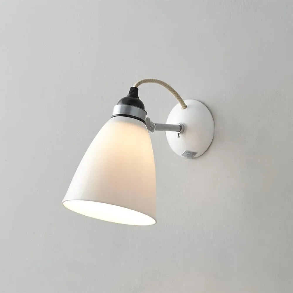 Medium Dome Wall Light Unswitched - Bone China