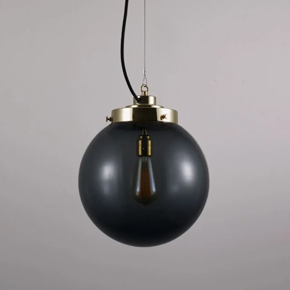 Medium Globe Pendant Light - Opal, Glass