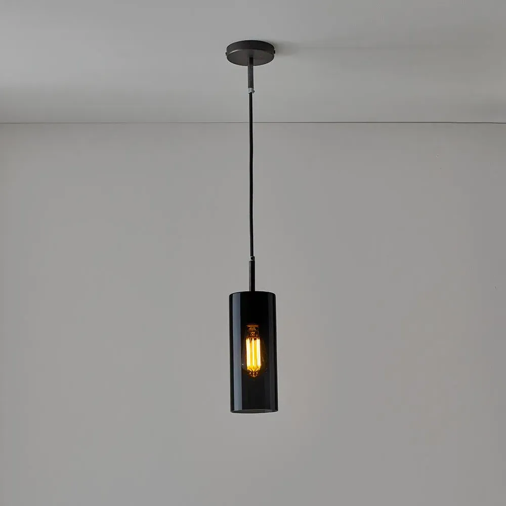 Medium Pendant Light - Anthracite, Glass