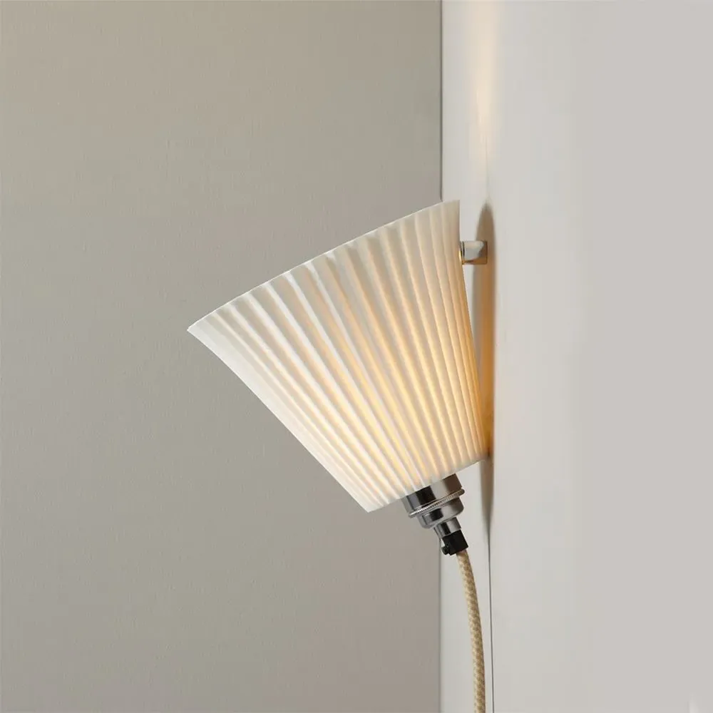 Medium Portable Wall Light - White, Bone China