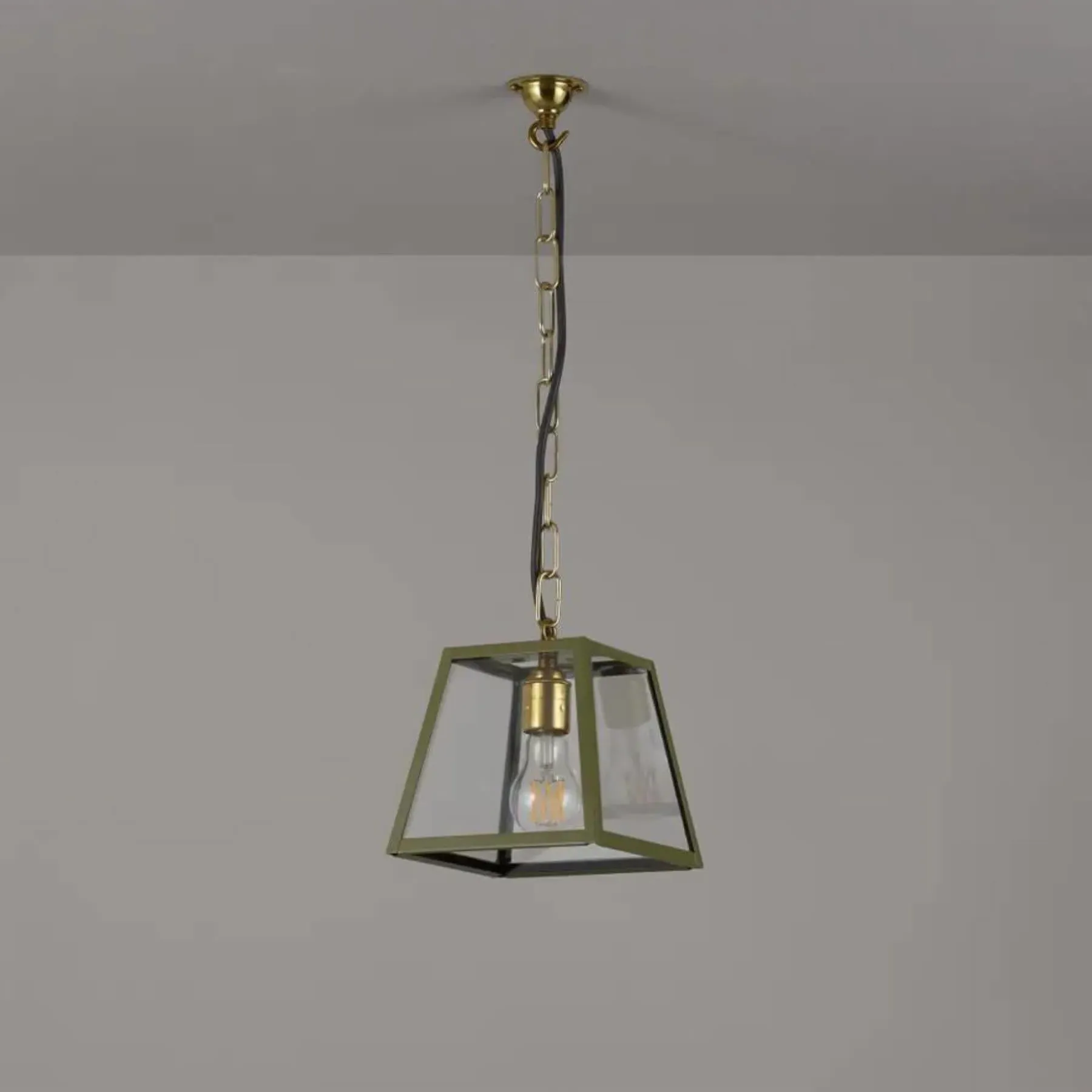 Medium Quad Pendant Light - Olive