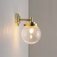 Mini Globe Wall Light - Seedy, Brass